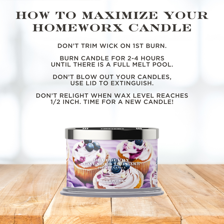 Blueberry Lavender Cupcake Candle
