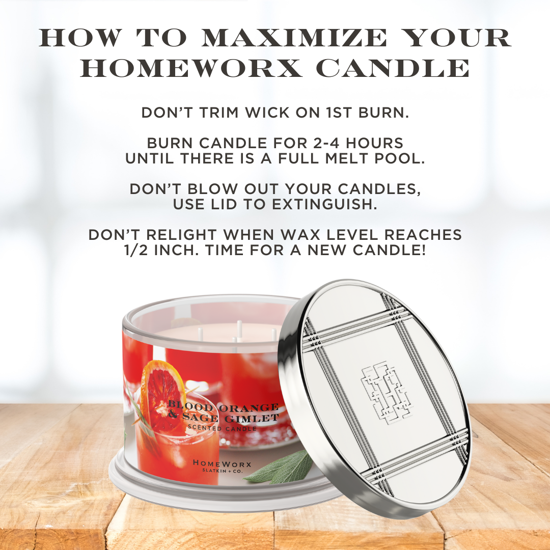 Blood Orange & Sage Gimlet 4-wick Candle
