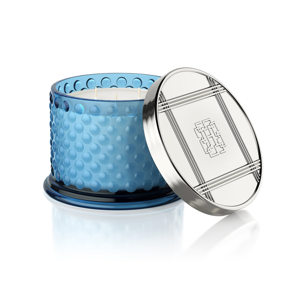 Fresh Snowfall 3-wick Hobnail Candle