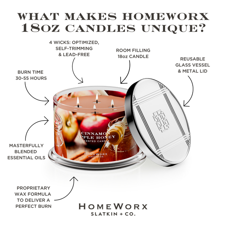 Cinnamon Apple Honey 4-wick Candle