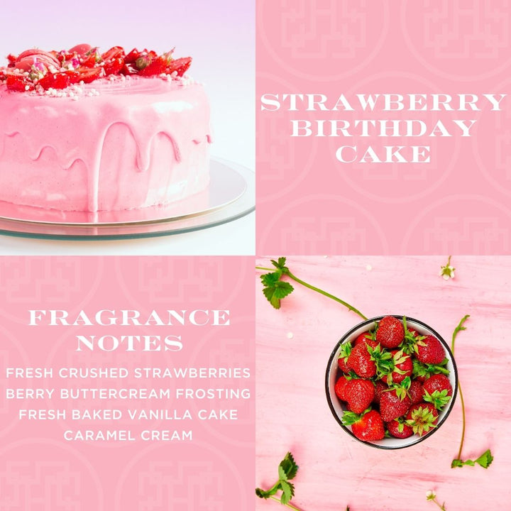 Strawberry Birthday Cake Candle