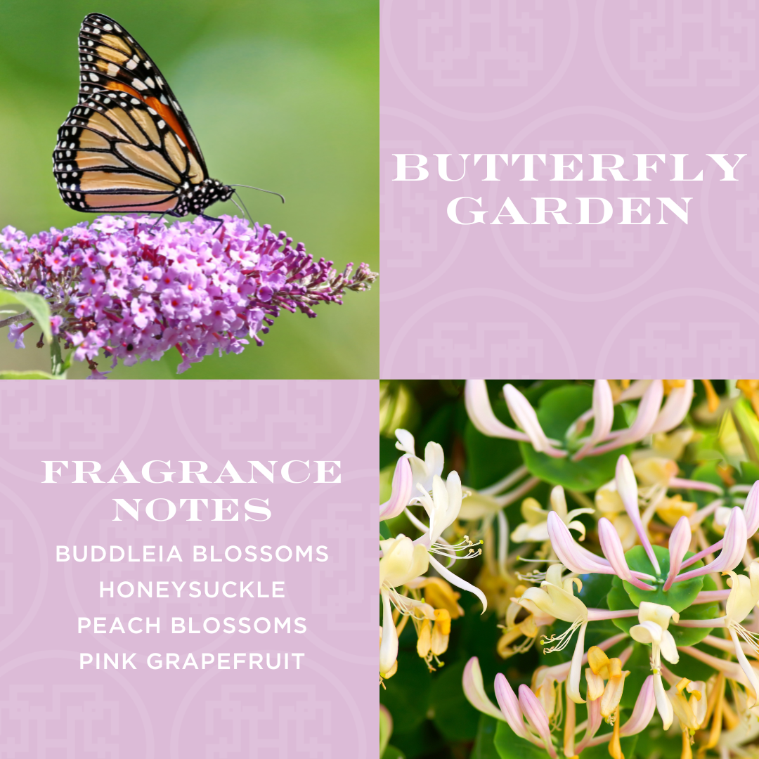 Butterfly Garden Candle