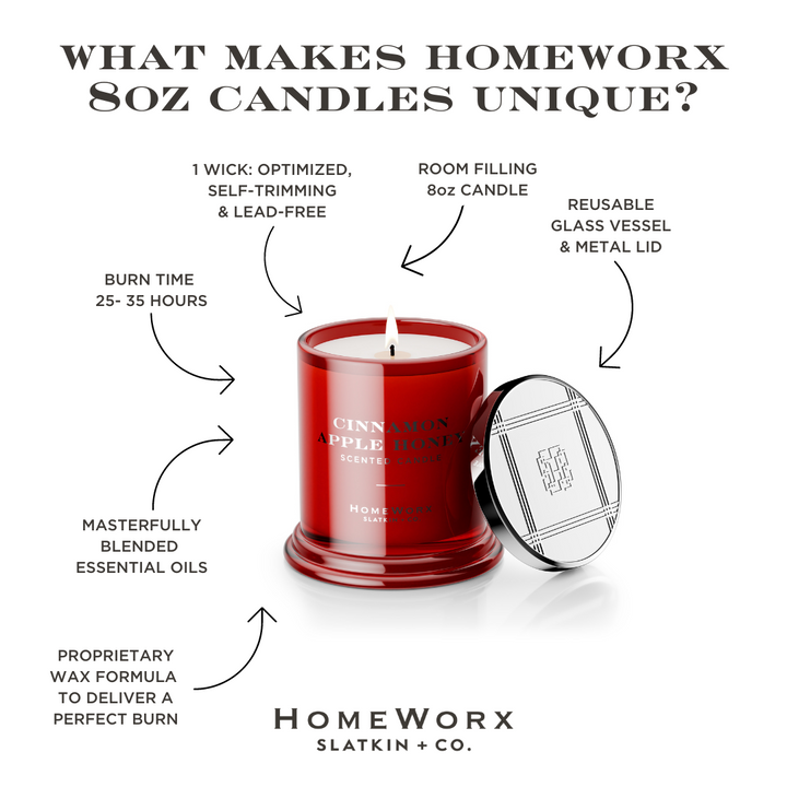 Cinnamon Apple Honey 1-wick Candle