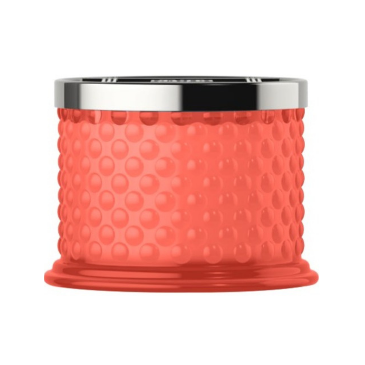 Jasmine & White 3 Wick Peach Hobnail Candle