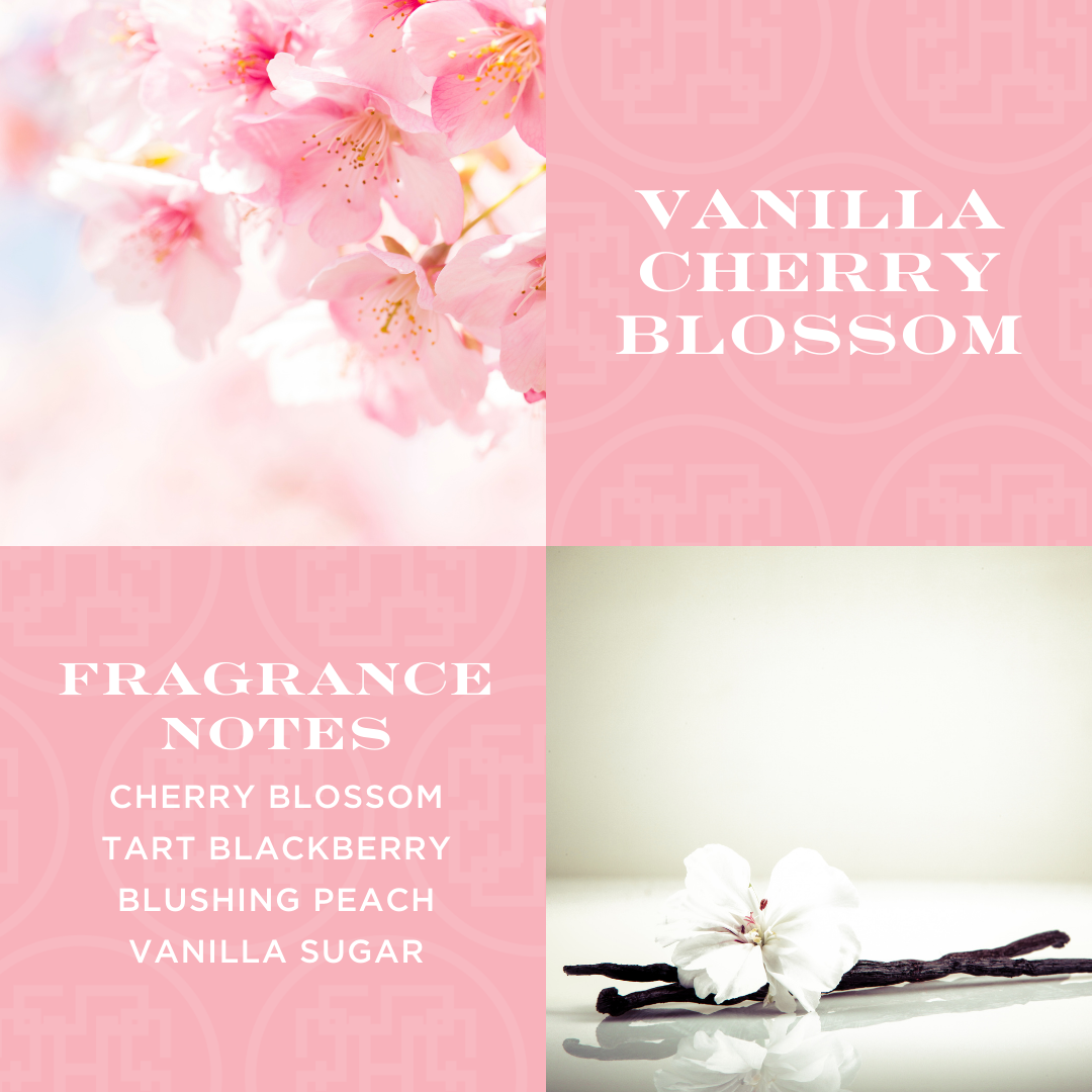 Vanilla Cherry Blossom 4-wick Candle