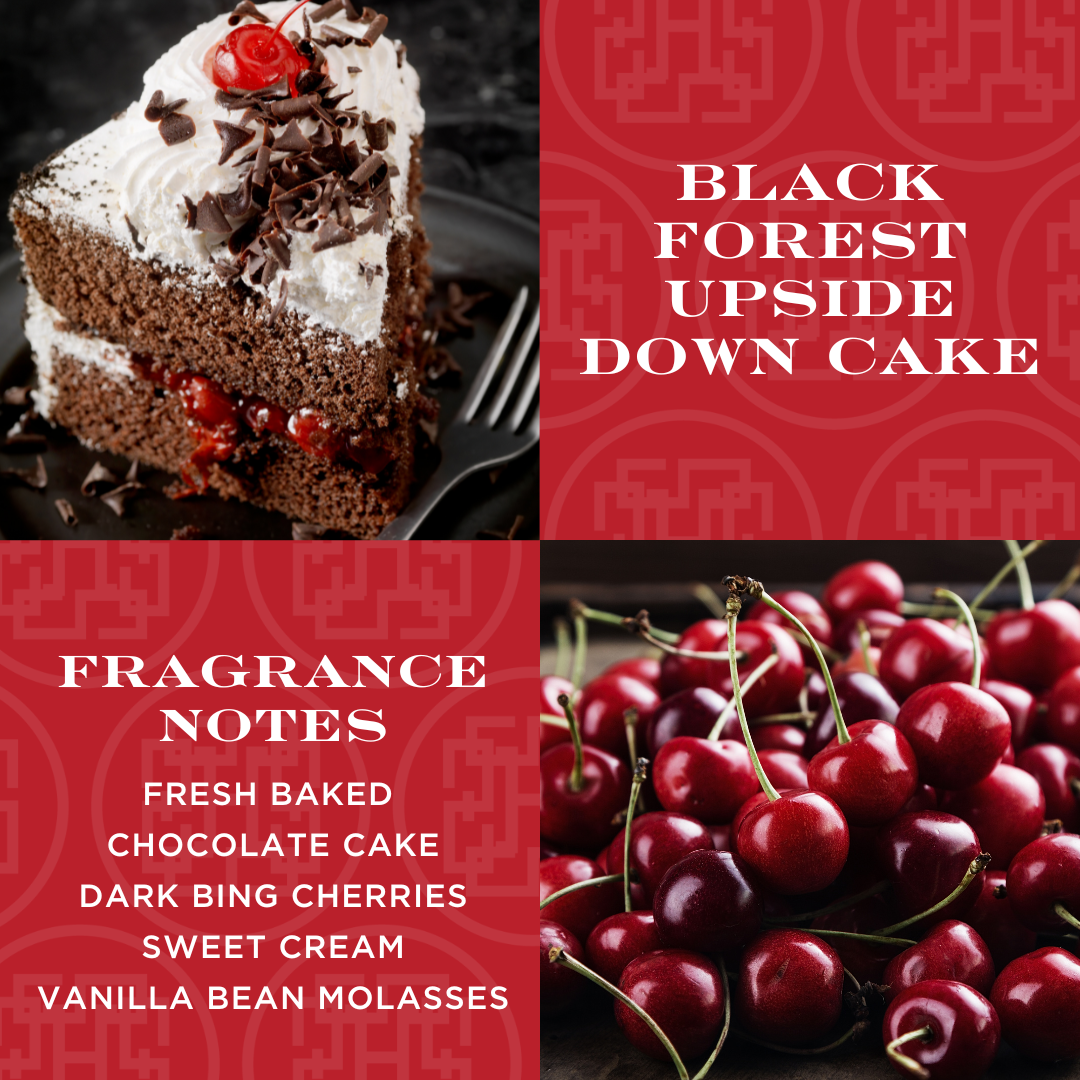 Black Forest Upside Down Cake 4-wickCandle