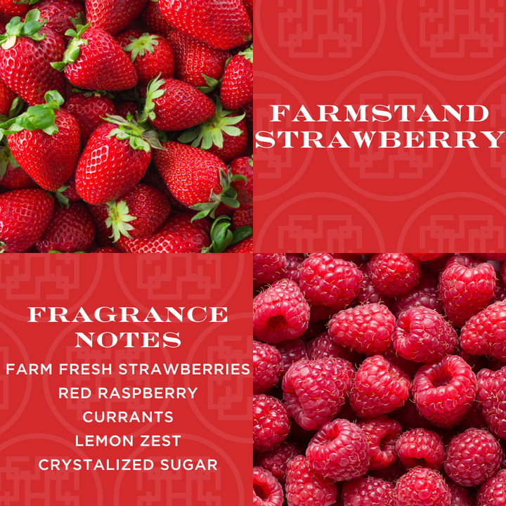 Farmstand Strawberry Candle