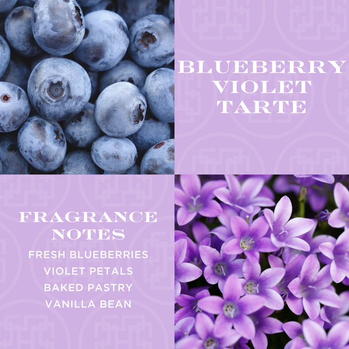 Blueberry Violet Tarte Candle