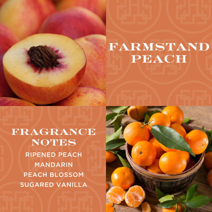 Farmstand Peach Candle