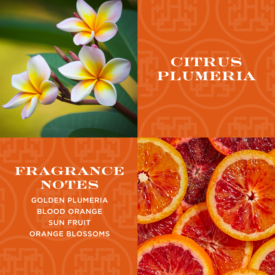 Citrus Plumeria Candle
