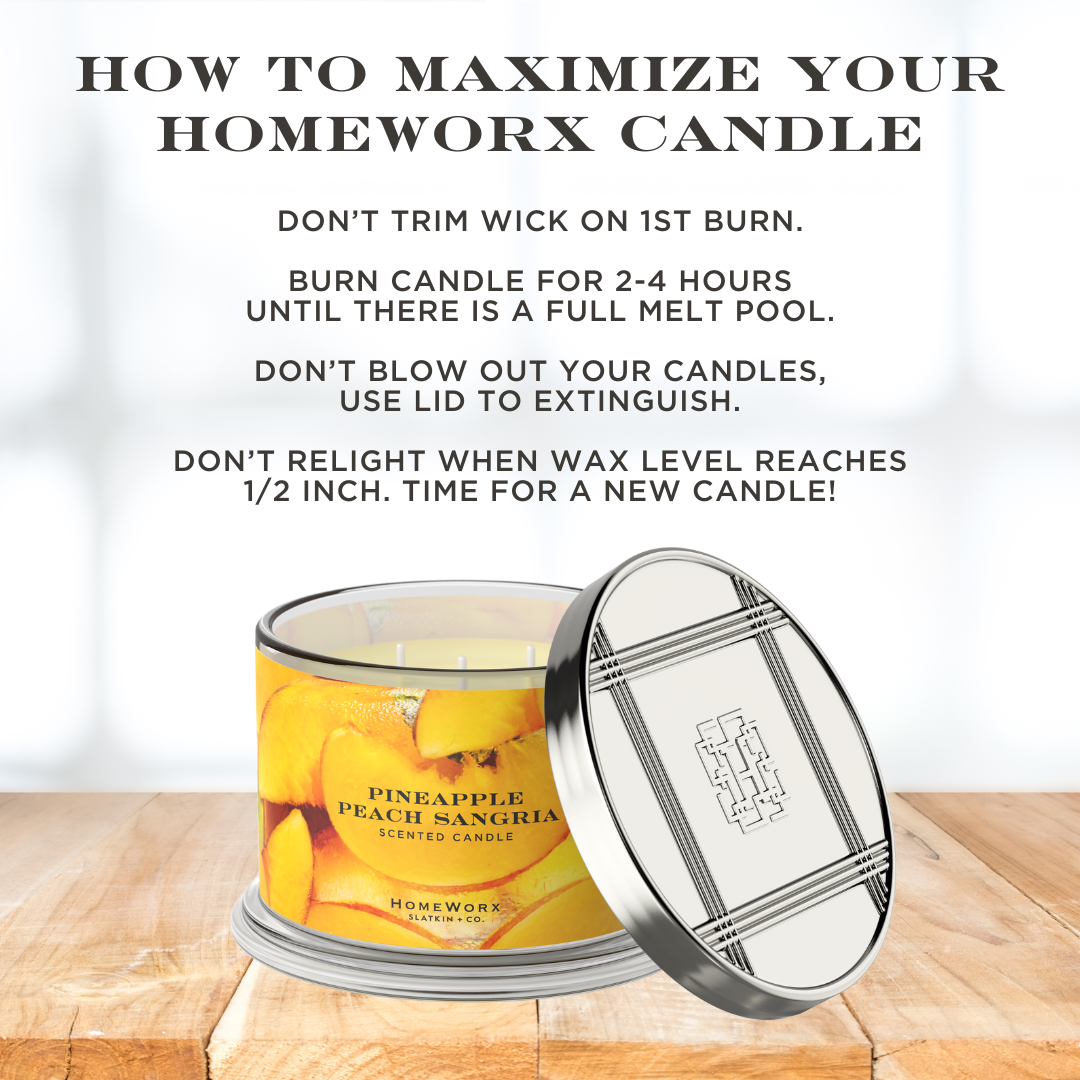 Pineapple Peach Sangria 3 Wick Candle