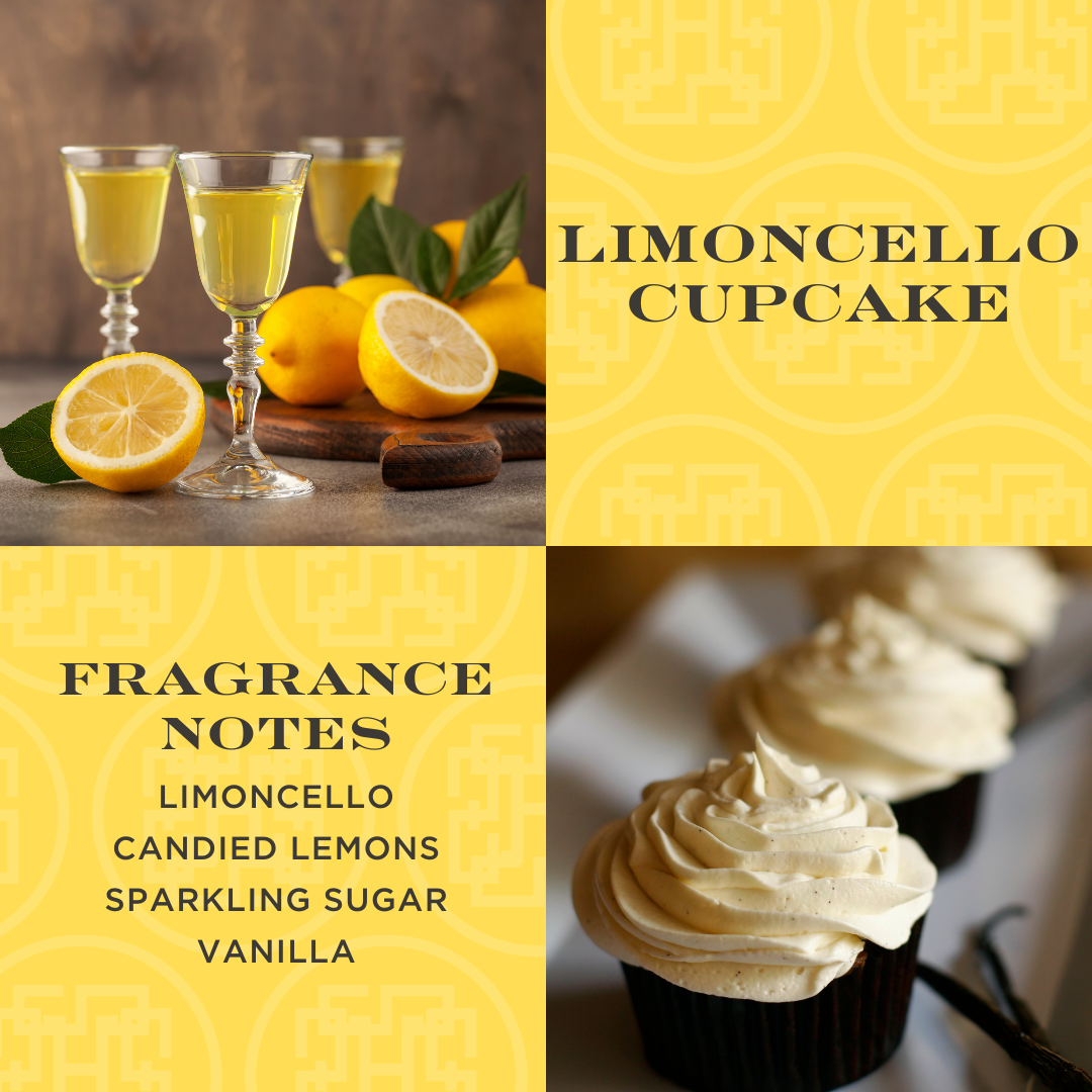 Limoncello Cupcake 3 Wick Candle