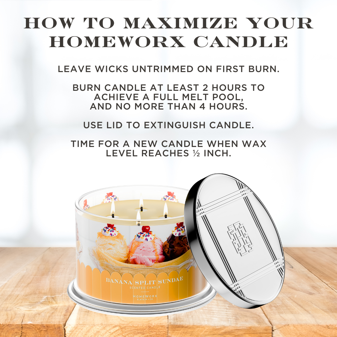 Banana Split Sundae Candle