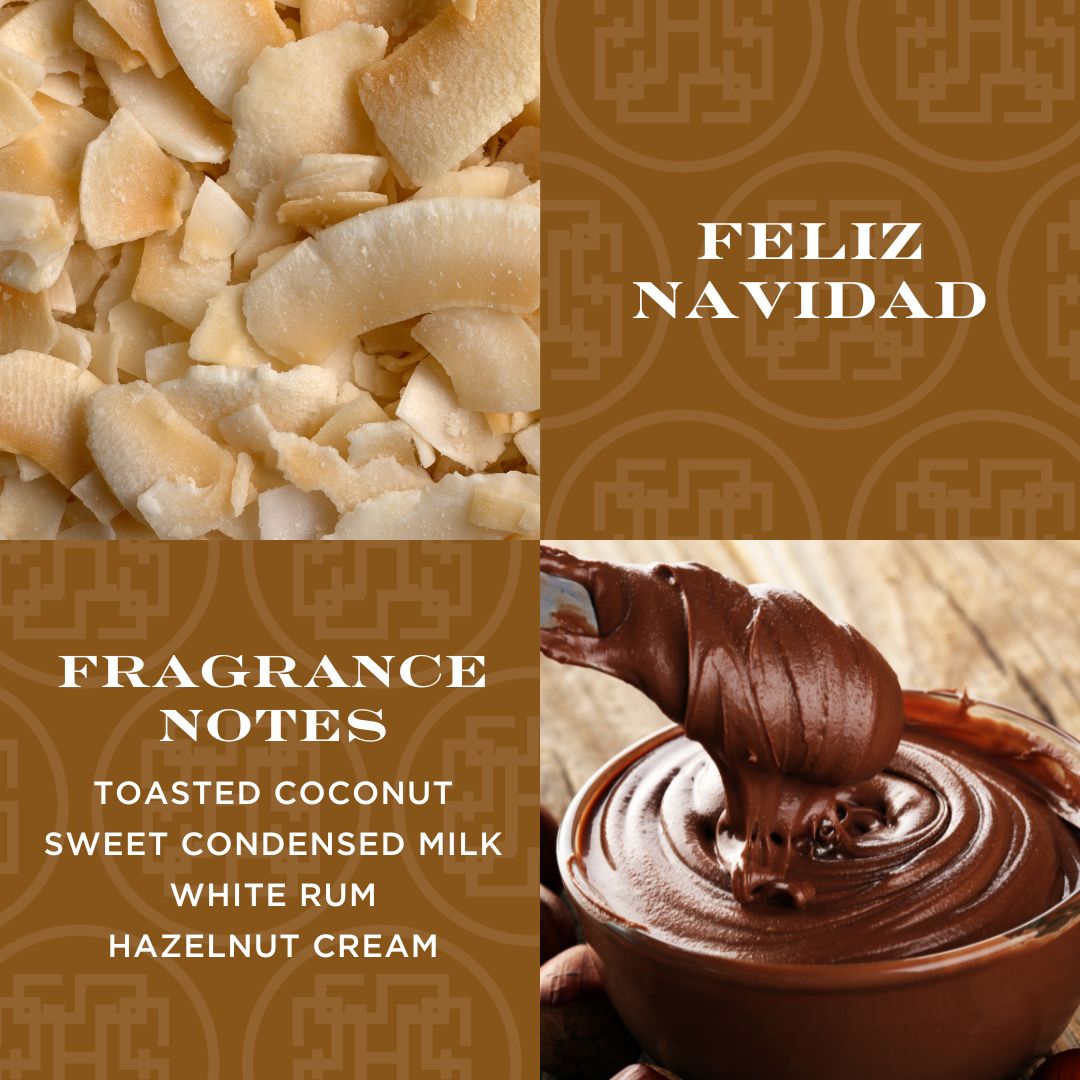 Feliz Navidad Candle