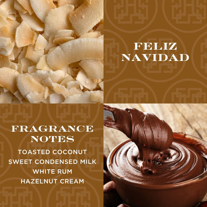 Feliz Navidad Candle