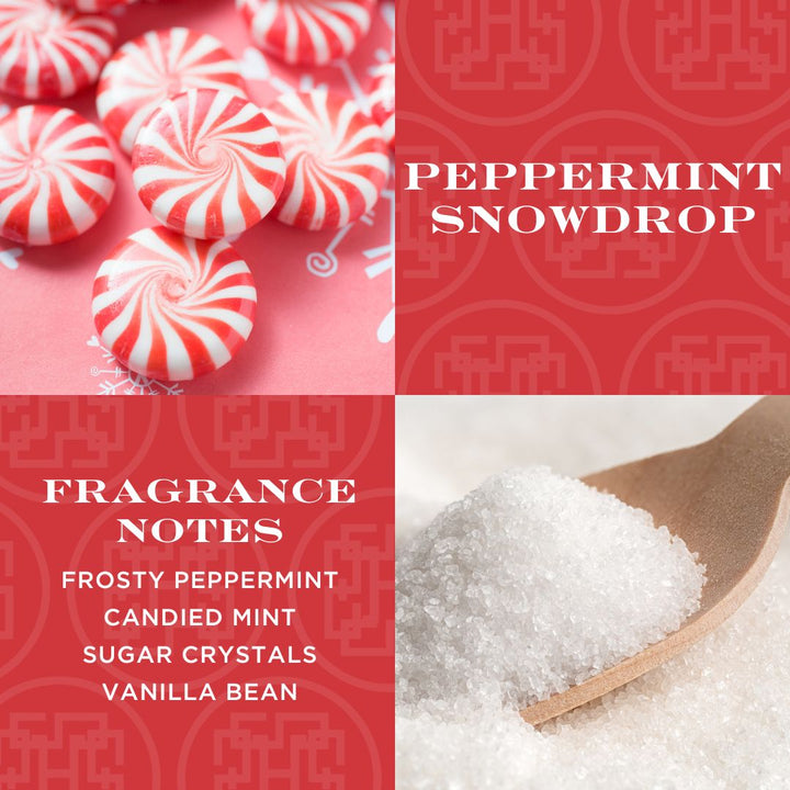 Peppermint Snowdrop Candle