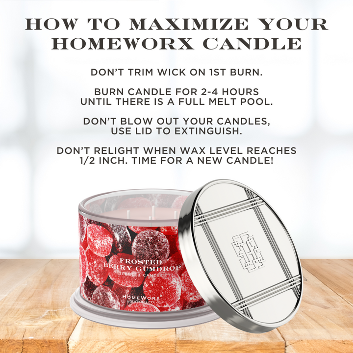 Frosted Berry Gumdrop Candle