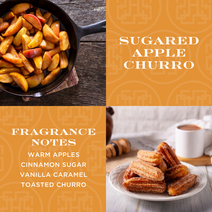 Sugared Apple Churro 4-wick Candle