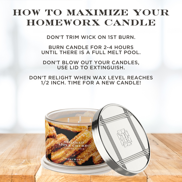 Sugared Apple Churro 4-wick Candle