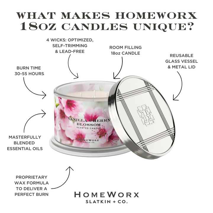 Vanilla Cherry Blossom 4-wick Candle