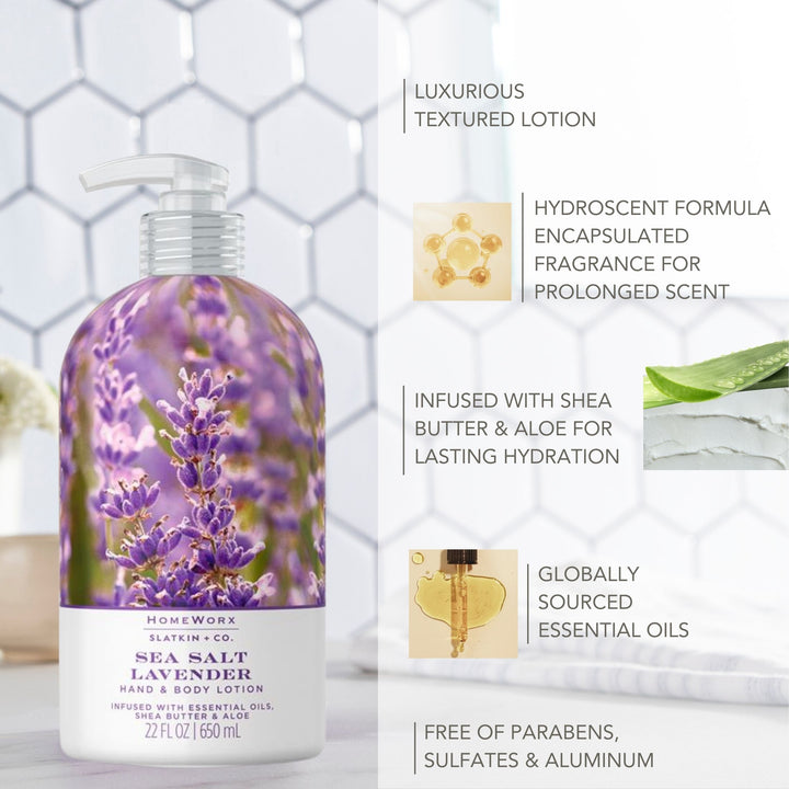 Sea Salt Lavender Hand & Body Lotion