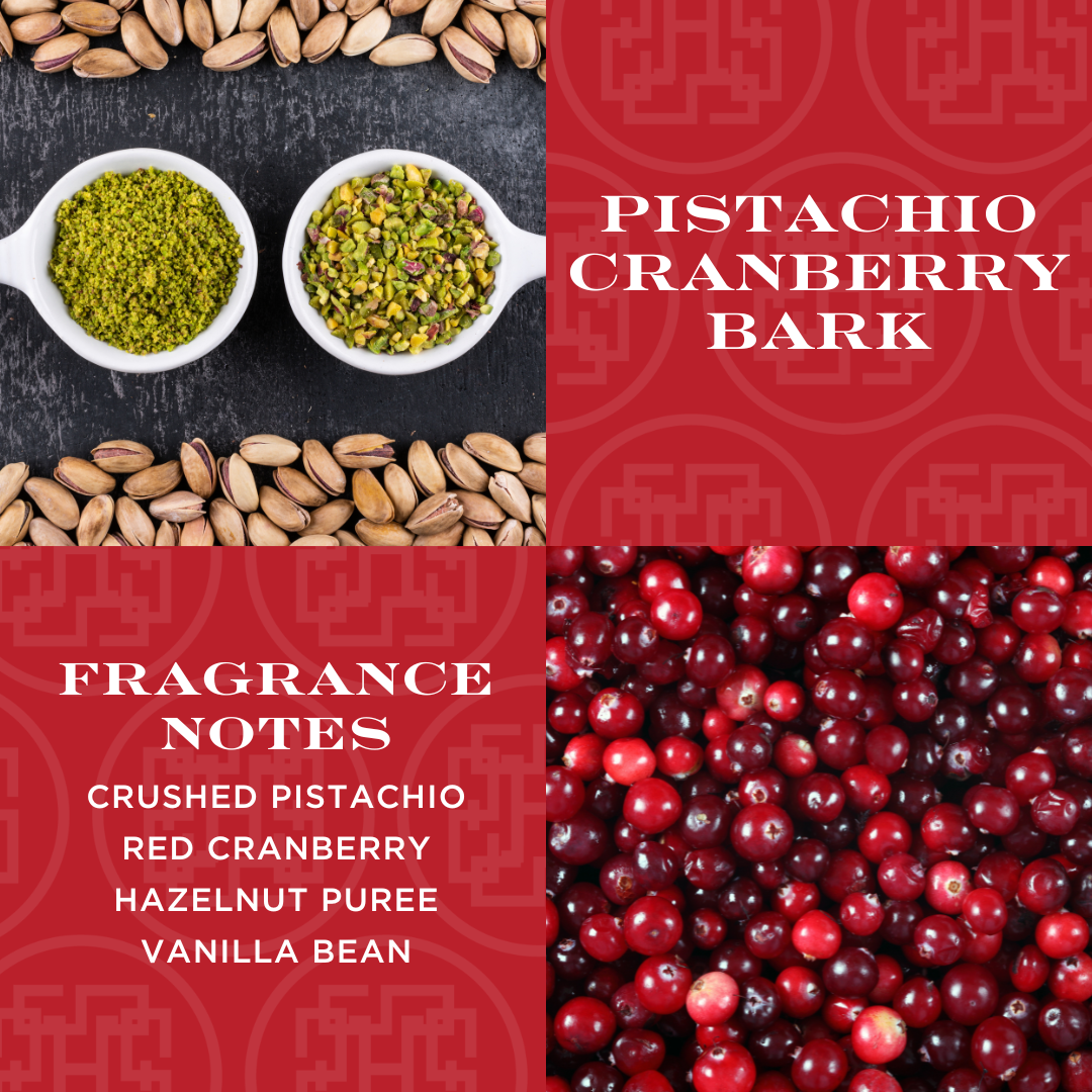 Pistachio Cranberry Bark 4-wick Candle