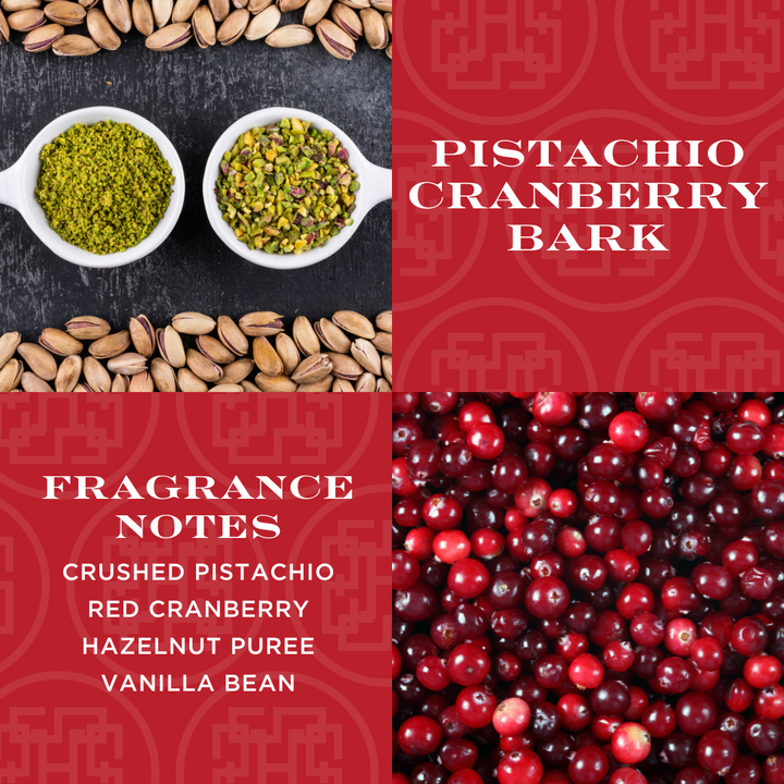 Pistachio Cranberry Bark 4-wick Candle