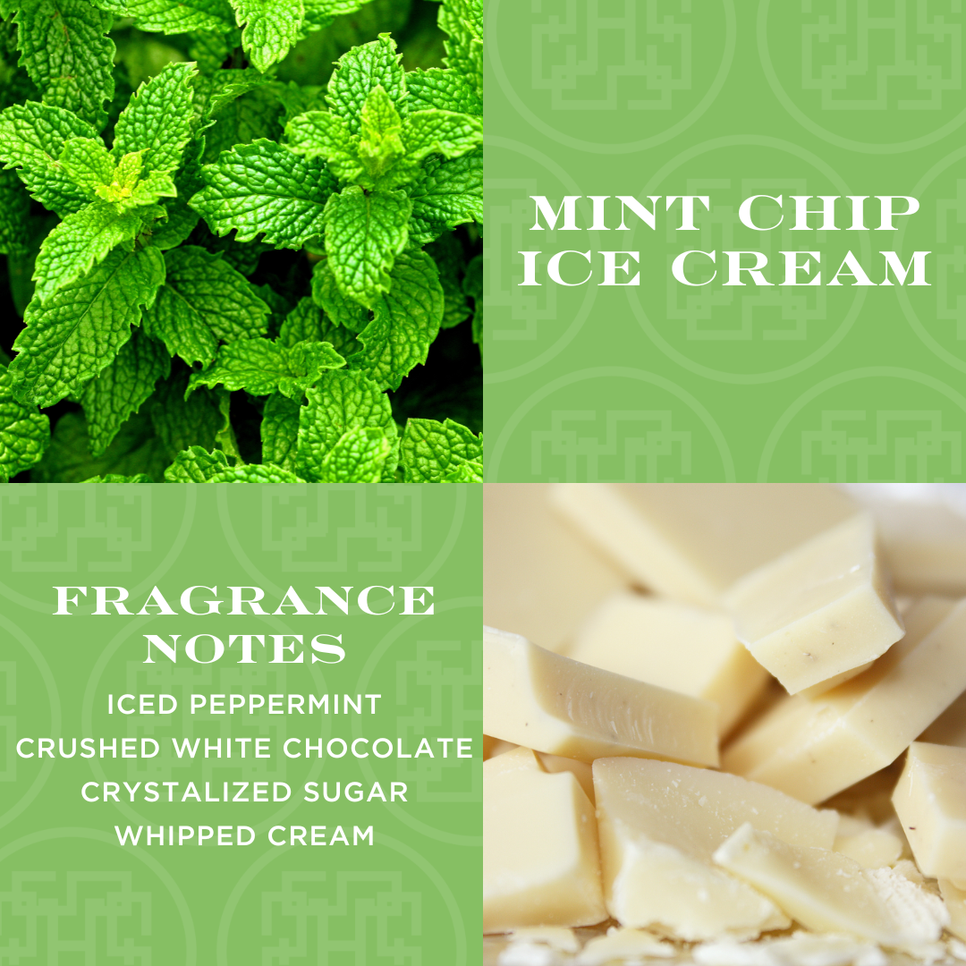 Mint Chip Ice Cream Candle
