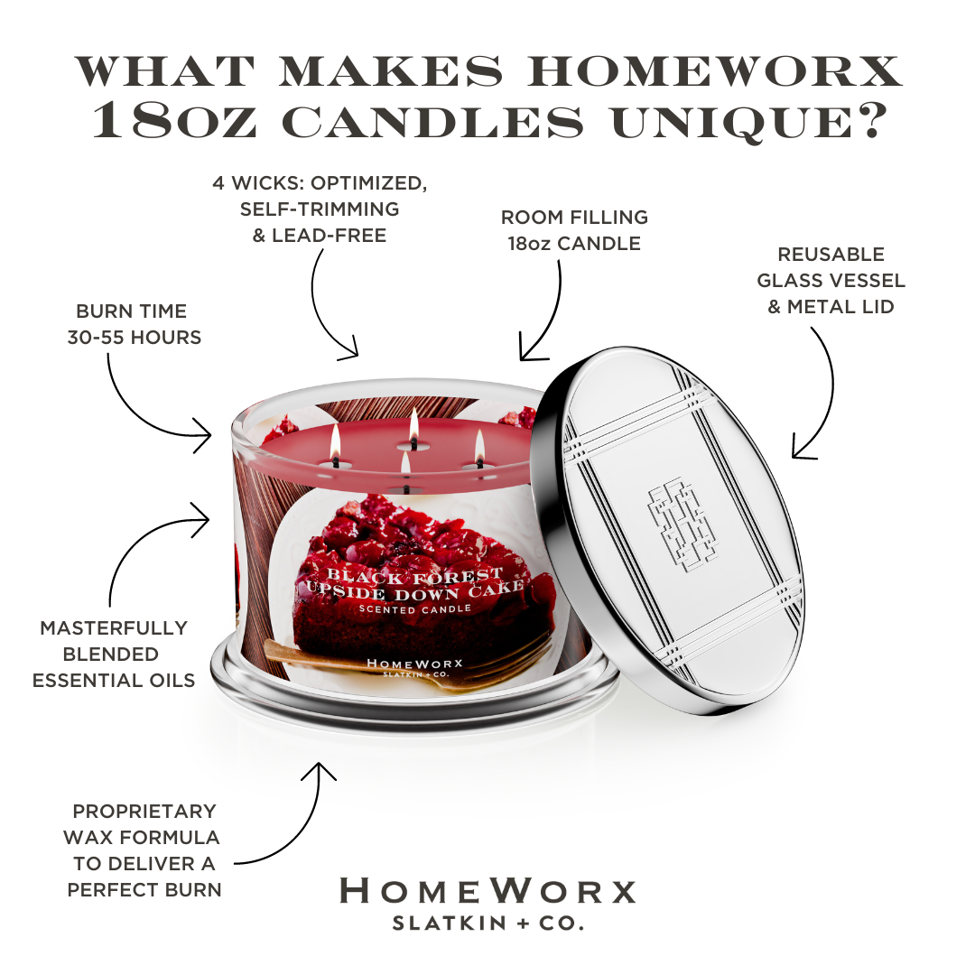 Black Forest Upside Down Cake 4-wickCandle