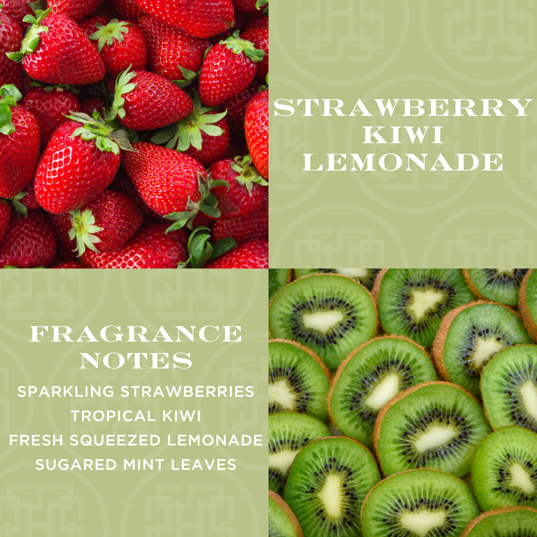 Strawberry Kiwi Lemonade 4-wick Candle Set of 2