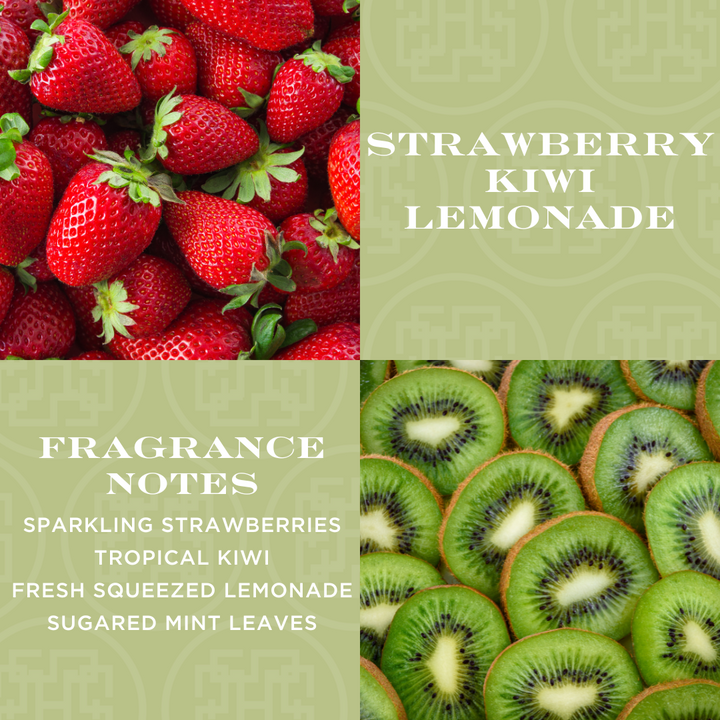 Strawberry Kiwi Lemonade 4-wick Candle Set of 2
