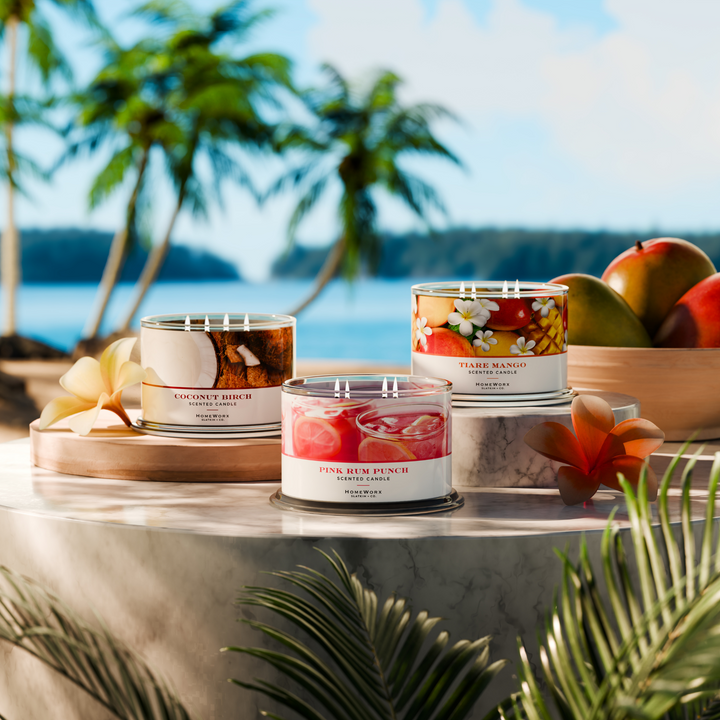 Pink Rum Punch 4-wick Candle