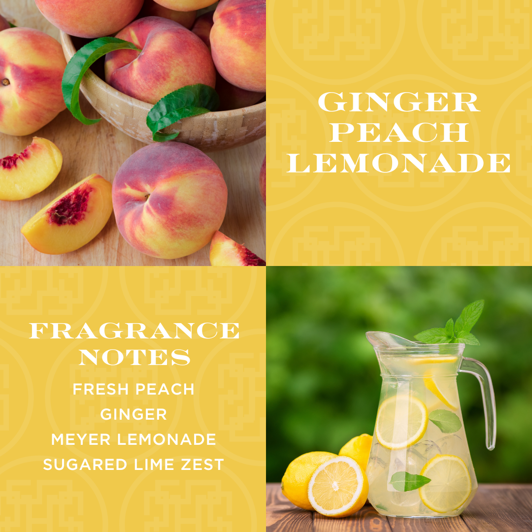 Ginger Peach Lemonade Candle