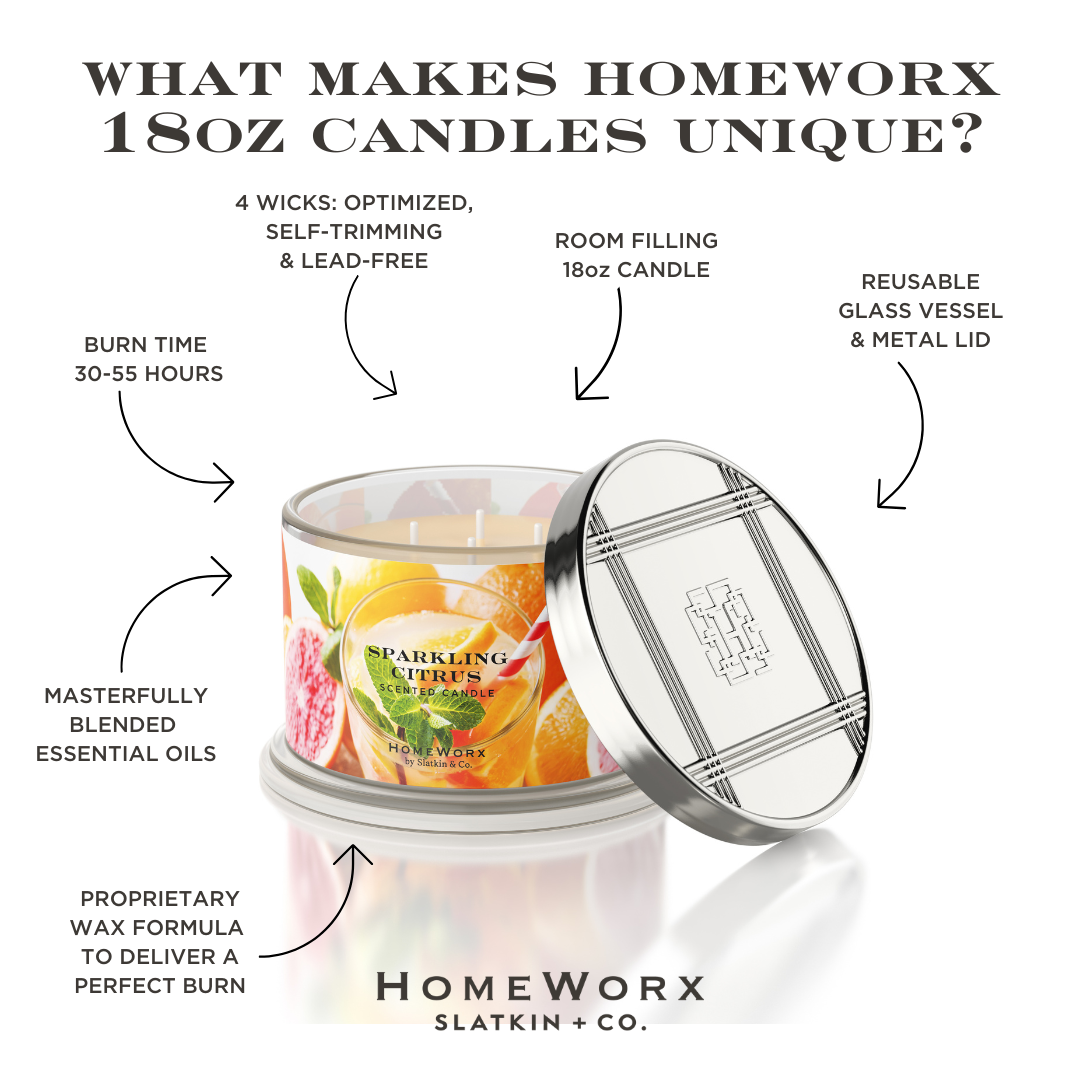 Sparkling Citrus 4-wick Candle – Slatkin + Co. Sparkling Citrus 4-wick Candle – Slatkin + Co.