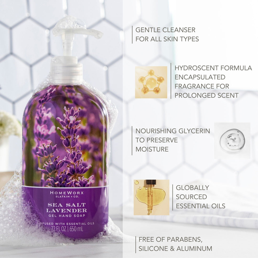 Sea Salt Lavender Gel Hand Soap
