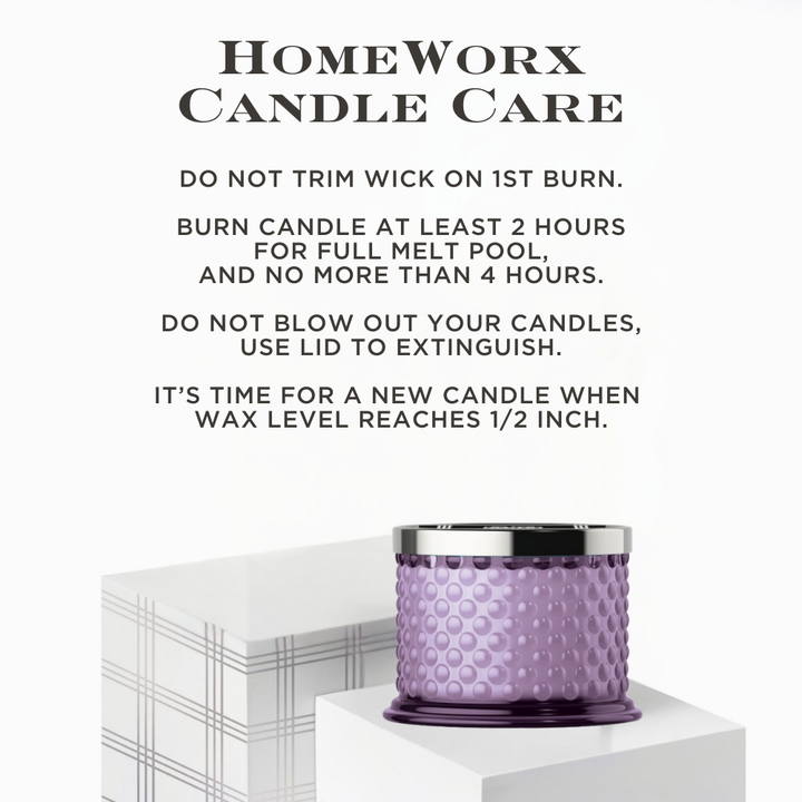 Hyde Park Lilac Hobnail Candle