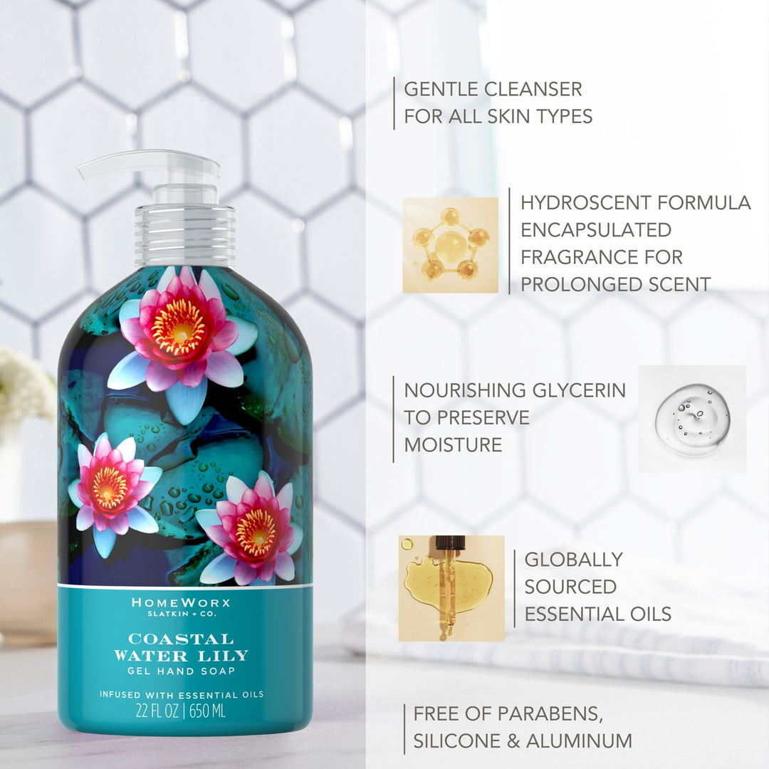 Coastal Water Lily Gel Hand Soap