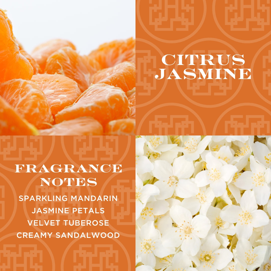 Citrus Jasmine 3-wick Candle – Slatkin + Co.