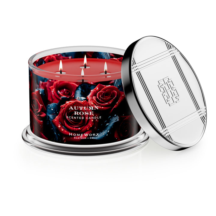 Autumn Rose 4-wick Candle