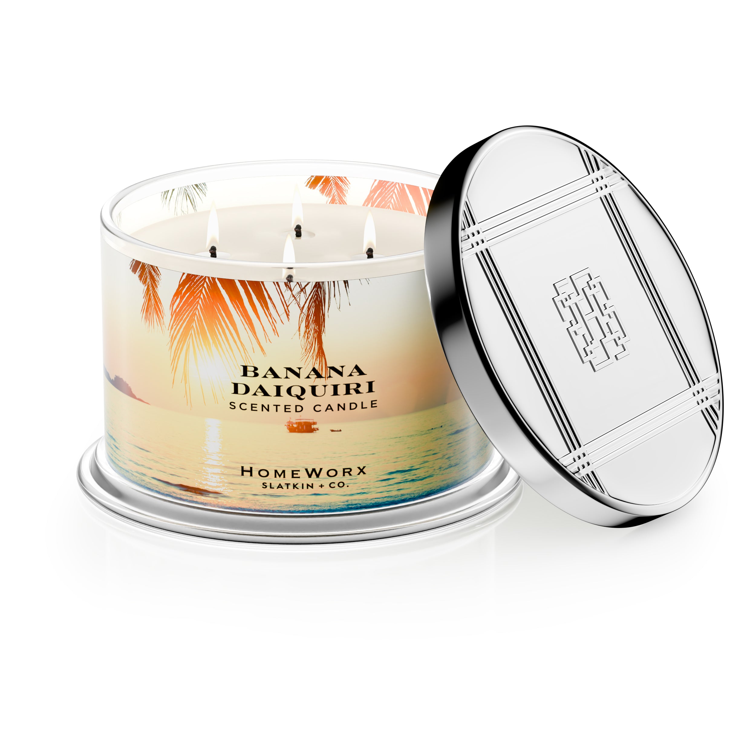 Banana Daiquiri Candle 4-wick Candle – Slatkin + Co.