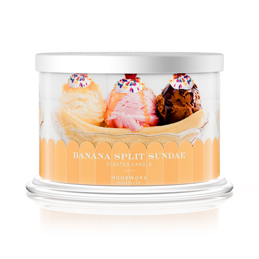 Banana Split Sundae Candle