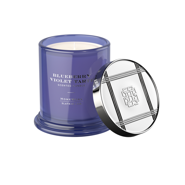 Blueberry Violet Tart & Vanilla Blooms                              Set of 2 1-wick Candles
