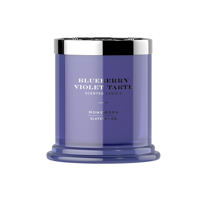 Blueberry Violet Tart & Vanilla Blooms                              Set of 2 1-wick Candles