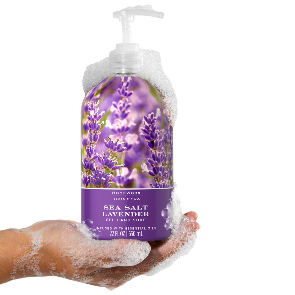 Sea Salt Lavender Gel Hand Soap – Slatkin + Co.