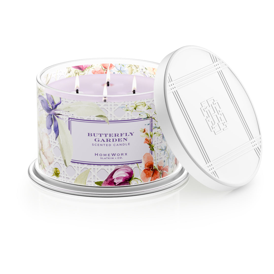 Butterfly Garden Candle