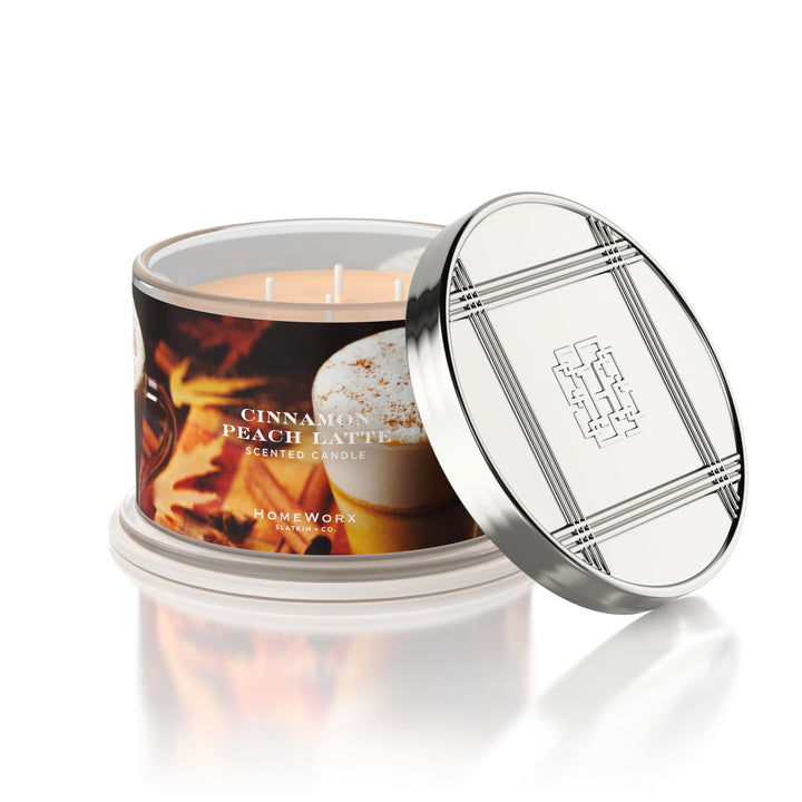 Cinnamon Peach Latte Candle