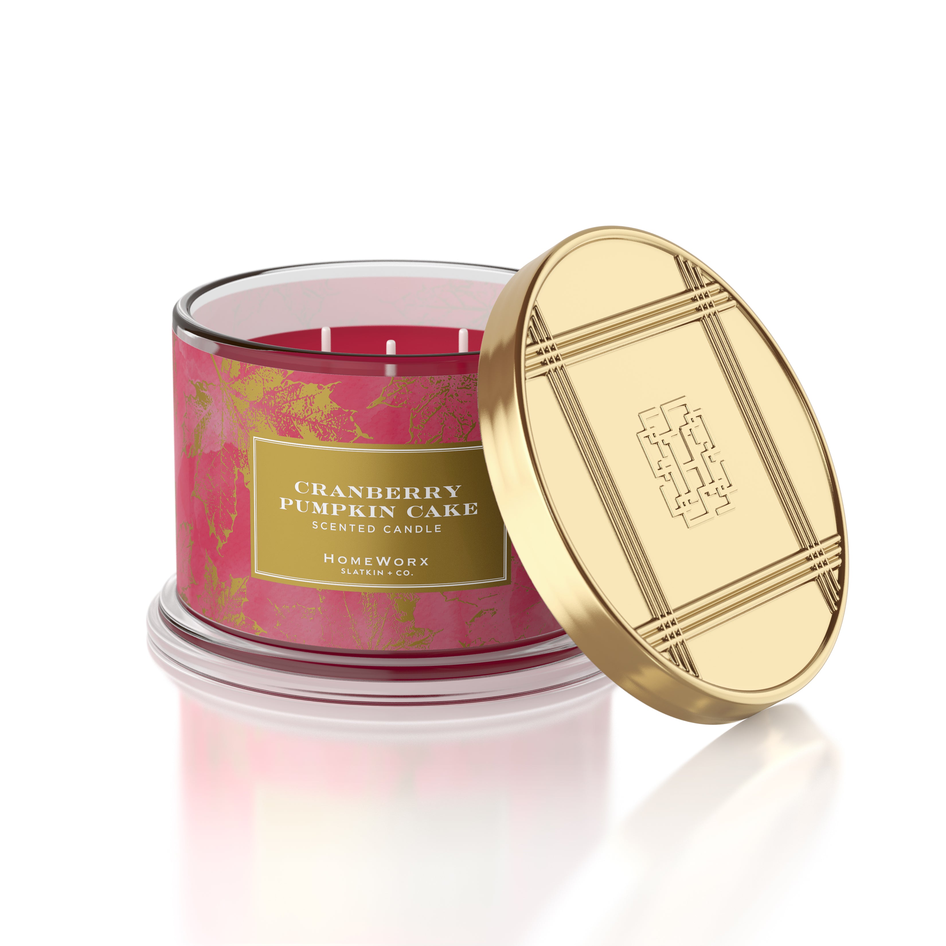 Cranberry Pumpkin Cake 3-wick Candle – Slatkin + Co.