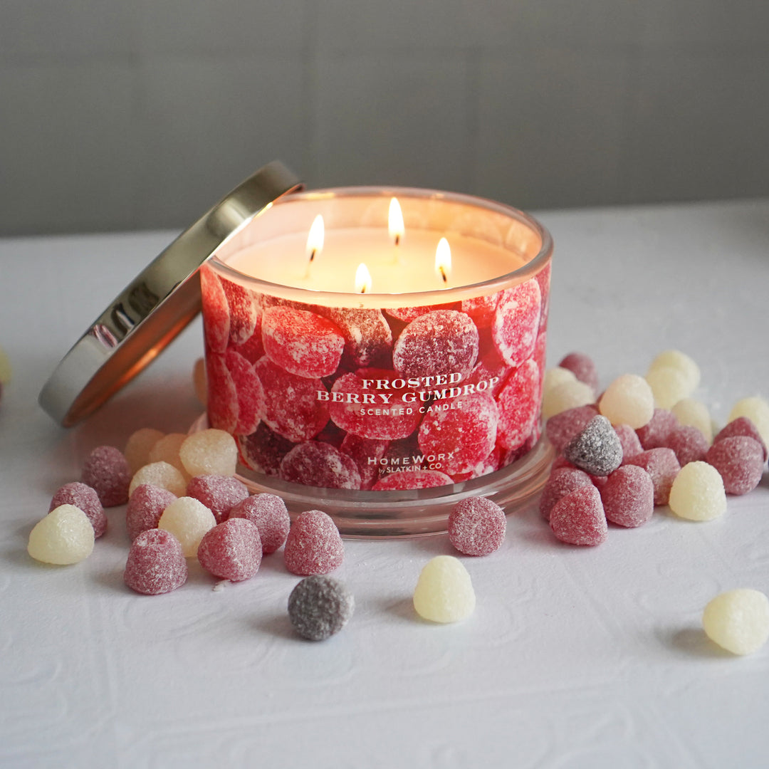 Frosted Berry Gumdrop Candle