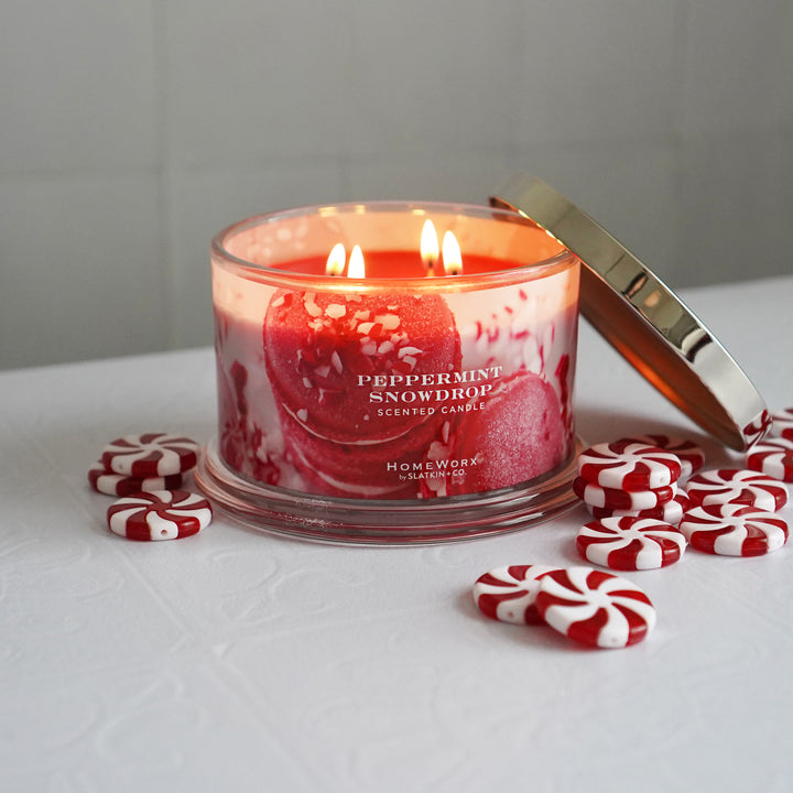Peppermint Snowdrop Candle