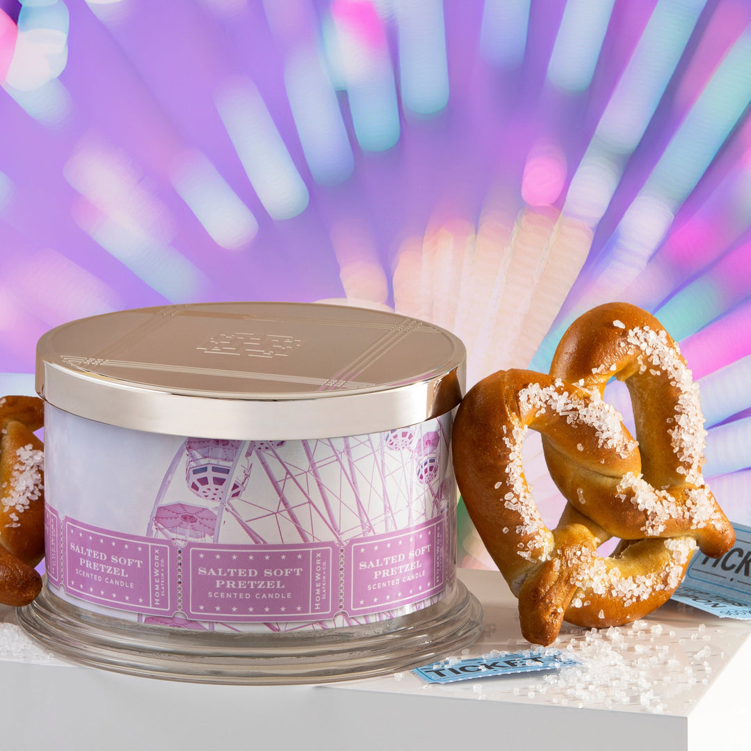 Salted Soft Pretzel Candle